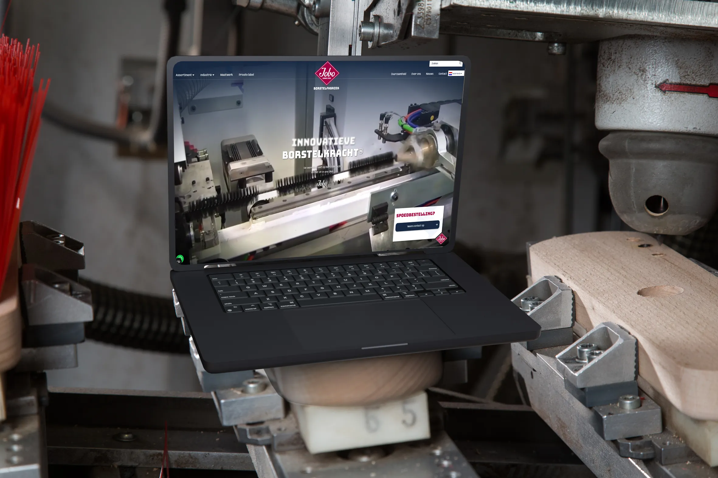 Jobo Borstelfabriek website