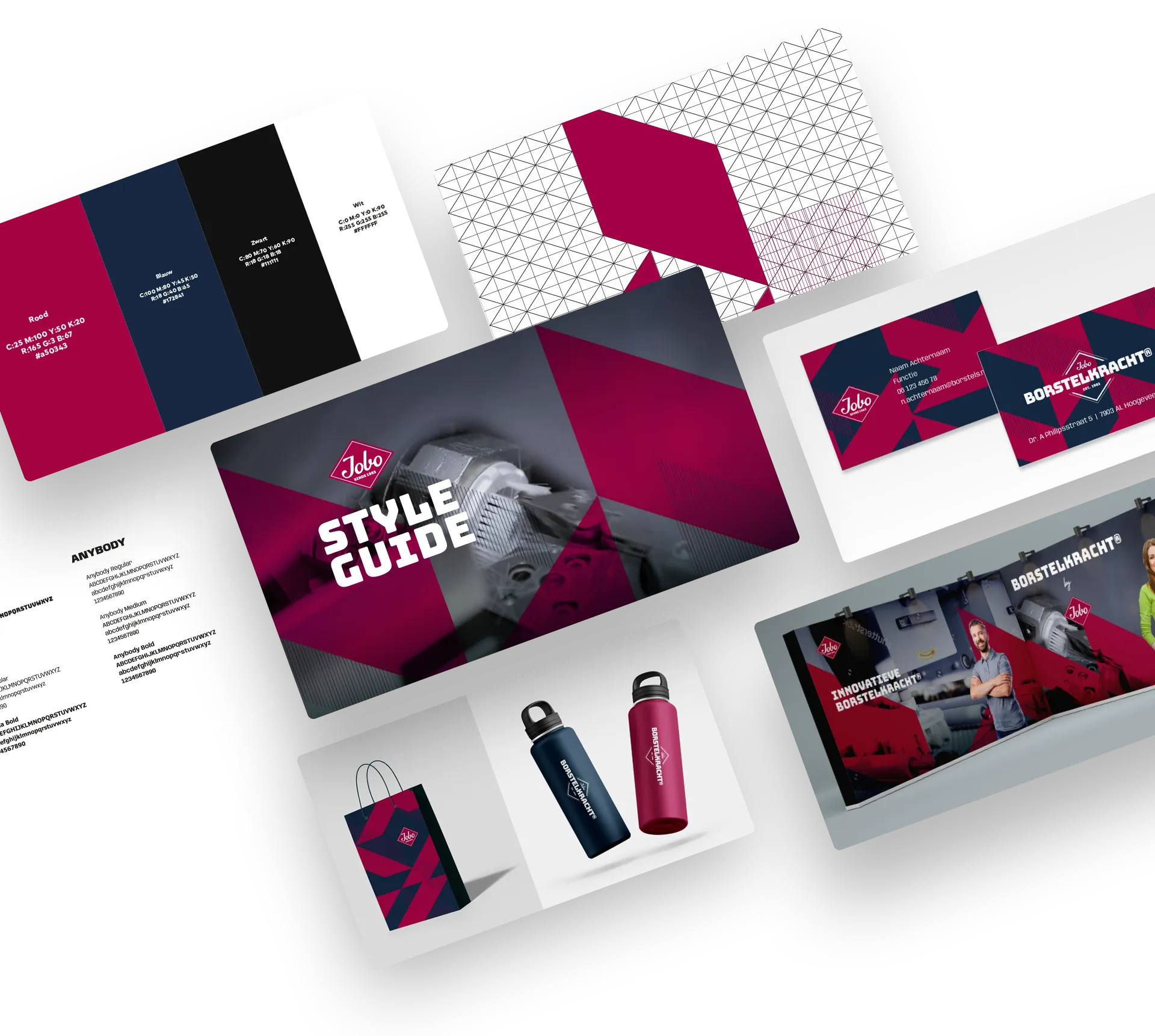 styleguide Jobo borstelfabriek